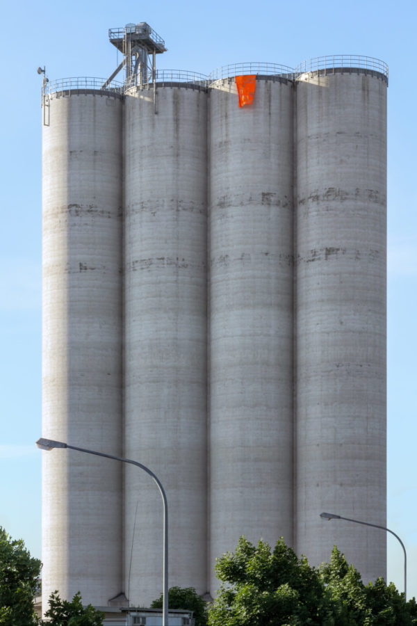 Wermke/Leinkauf: Landmarks (soy storage silo), Heilbronn, Germany, 2013
